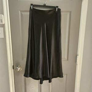Zara Black Maxi Midi Skirt